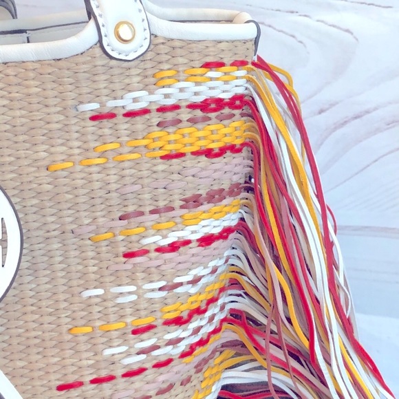 Tory Burch Miller Fringe Mini Bucket Bag✨Brand new - Picture 13 of 16
